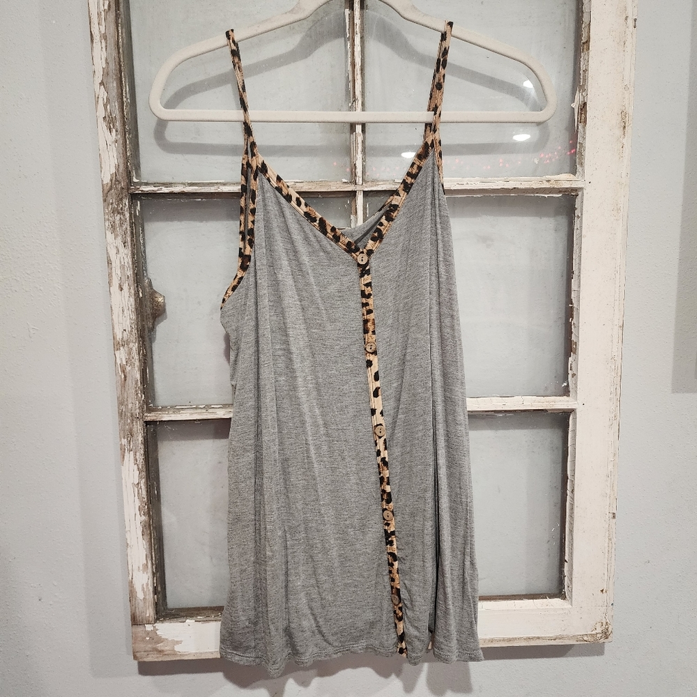 Leopard tank top